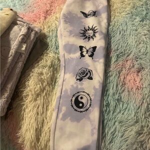 Purple Tie-Dye sweat pants